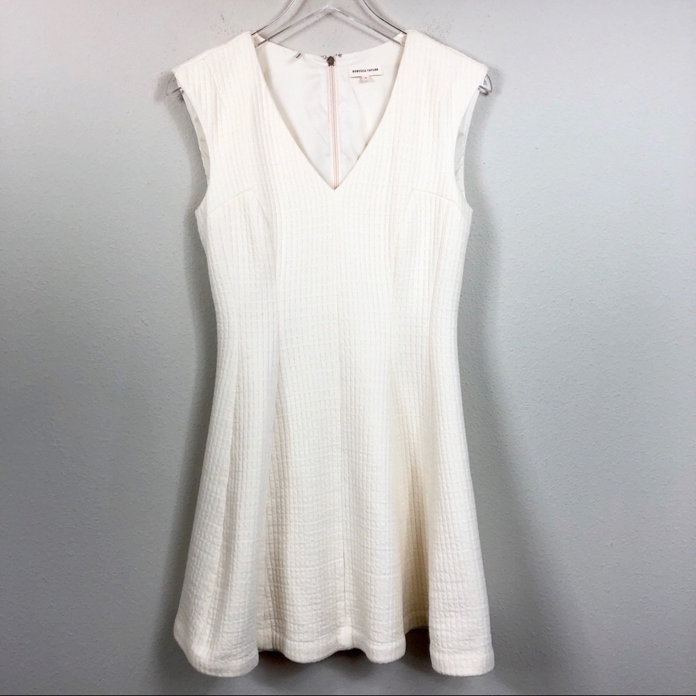 Rebecca Taylor | Textured Sleeveless Skater Dress